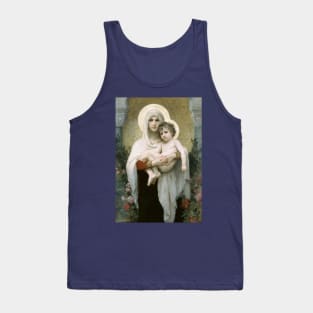 The Madonna of the Roses - Bouguereau Tank Top